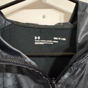 Under Armour Black and Gray Fitted Jacket